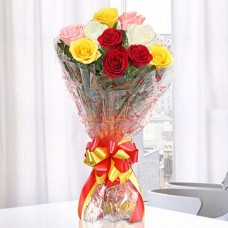 Multicolored Roses Bouquet